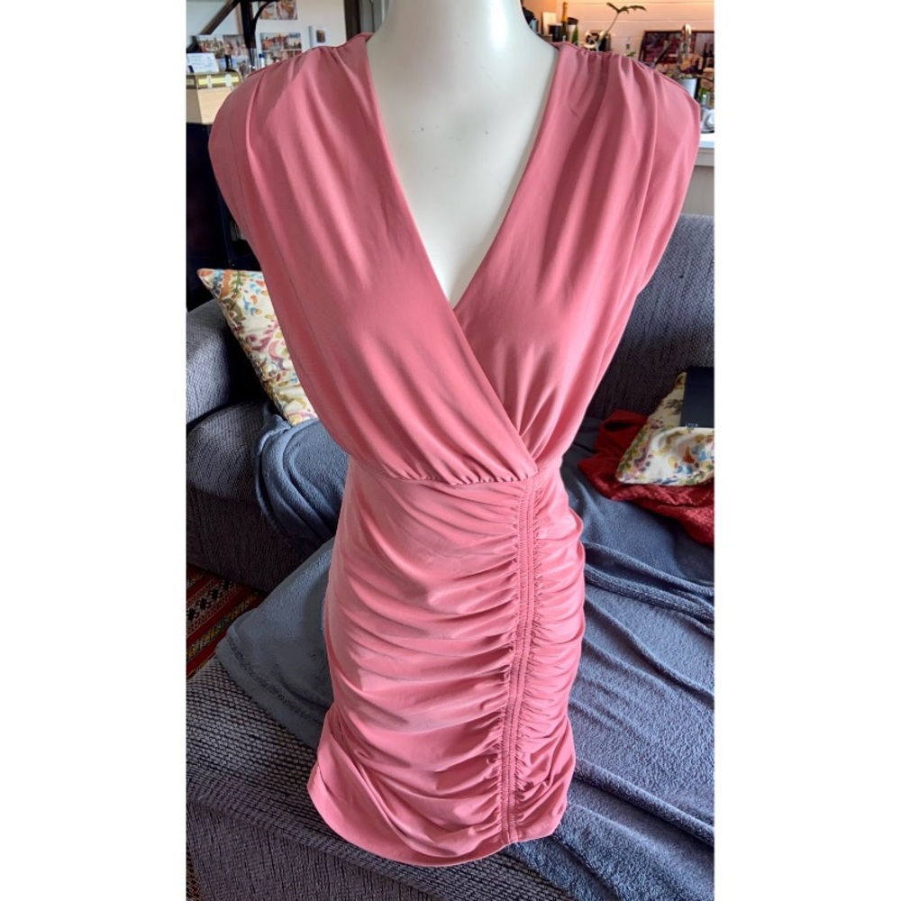 Express Slvlss Dusty Rose Pink Sheath Dress, Sz XS - Picture 1 of 4